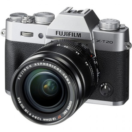 Цифр. фотокамера Fujifilm X-T20 + XF 18-55mm F2.8-4R Kit Silver Цифр. фотокамера Fujifilm X-T20 + XF 18-55mm F2.8-4R Kit Silver